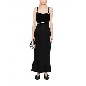 NEW POSSE matilda column skirt in black